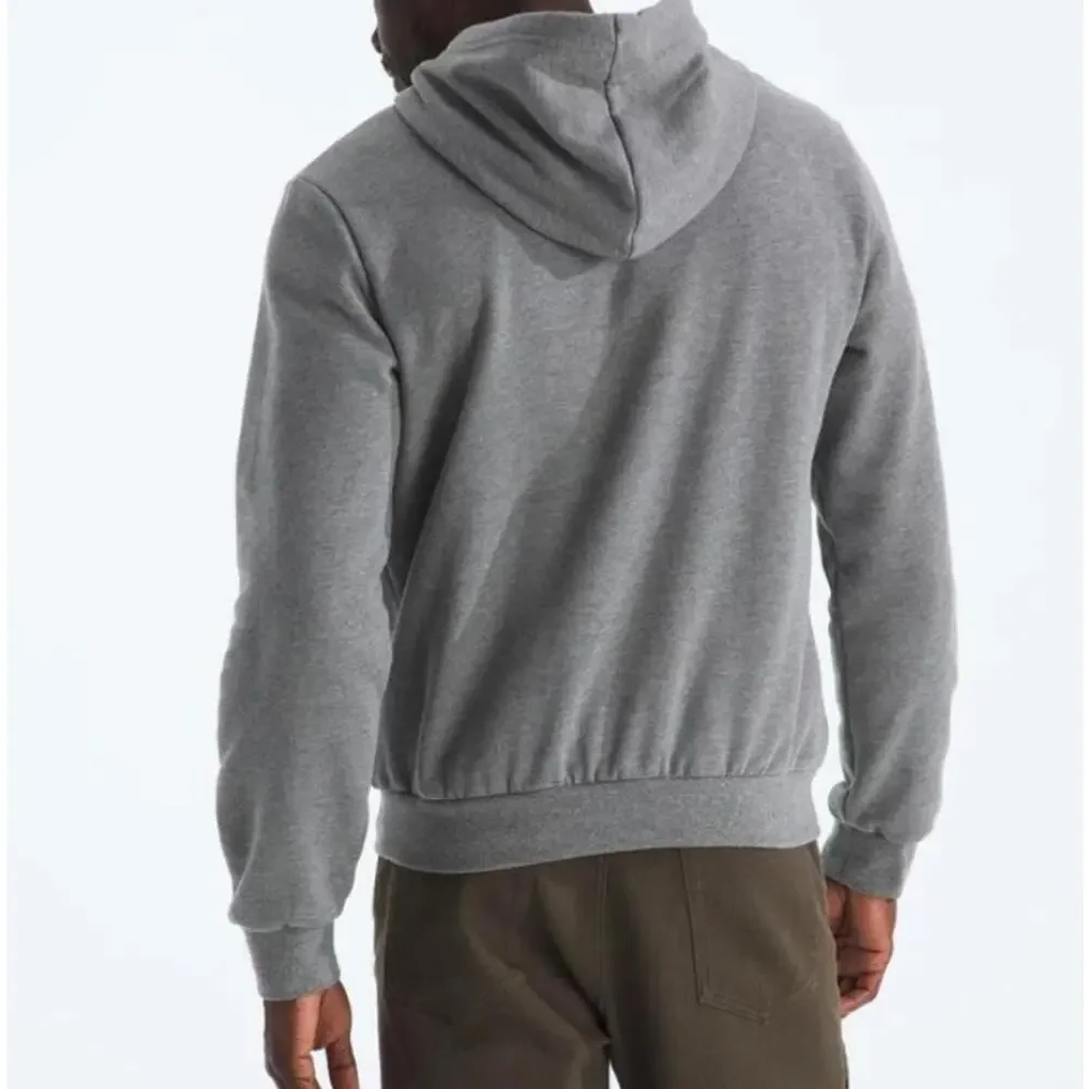 THE NORTH FACE Evolution Half Dome Hoodie Fleece Pale Grey Heather Mens Size L